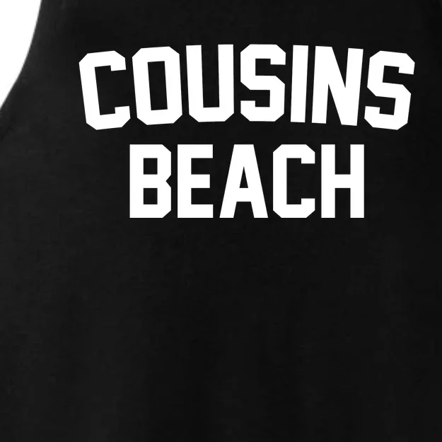 Cousins Beach Summer Ladies Tri-Blend Wicking Tank