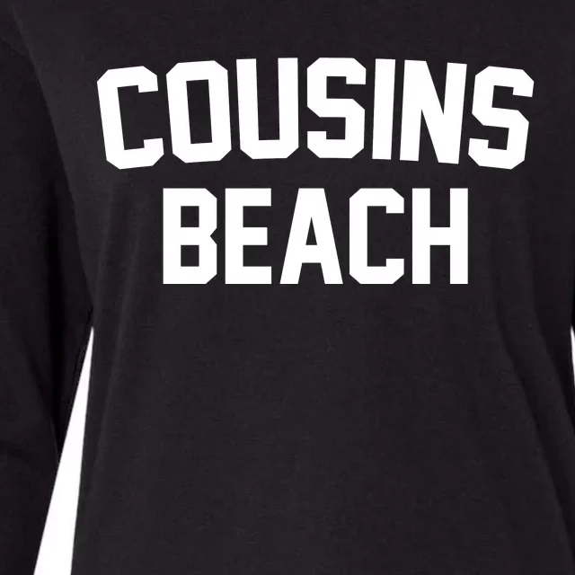 Cousins Beach Summer Womens Cotton Relaxed Long Sleeve T-Shirt