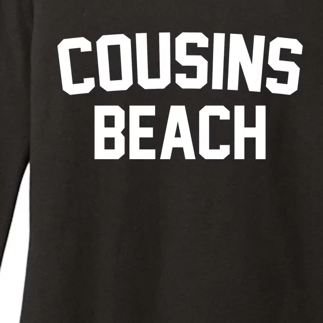 Cousins Beach Summer Womens CVC Long Sleeve Shirt