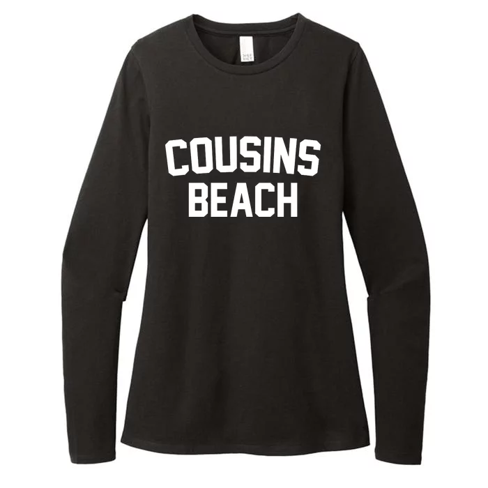 Cousins Beach Summer Womens CVC Long Sleeve Shirt