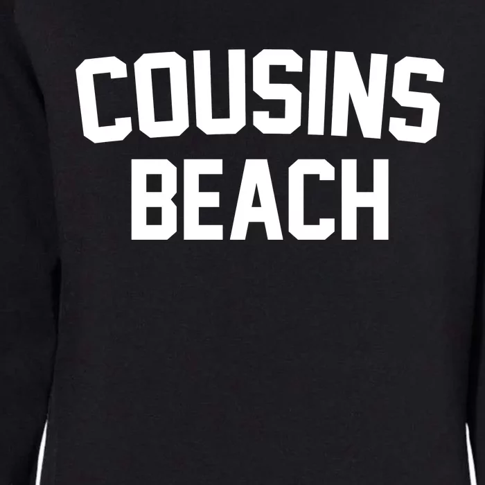 Cousins Beach Summer Womens California Wash Sweatshirt