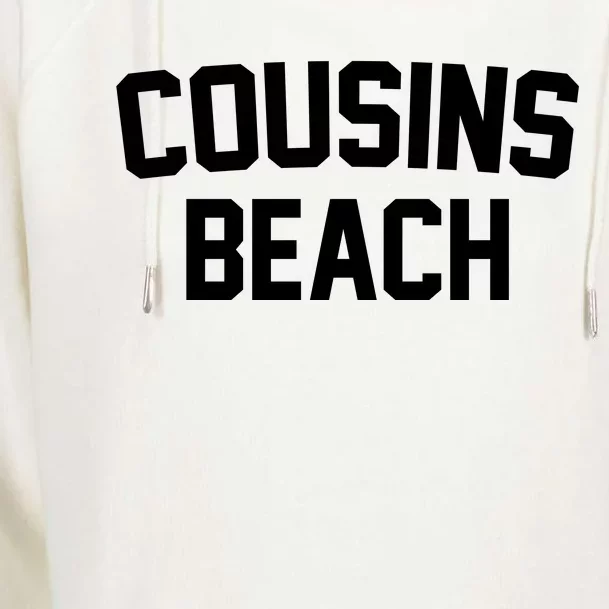 Cousins Beach Summer Womens Funnel Neck Pullover Hood