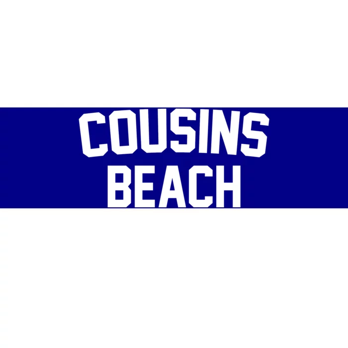 Cousins Beach Summer Bumper Sticker