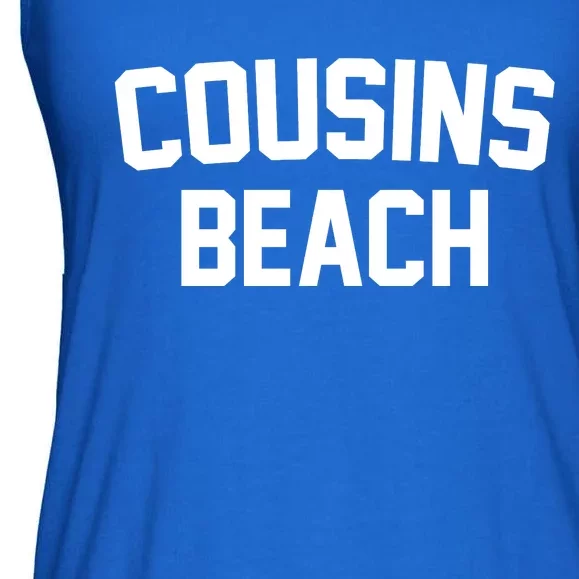 Cousins Beach Summer Ladies Essential Flowy Tank