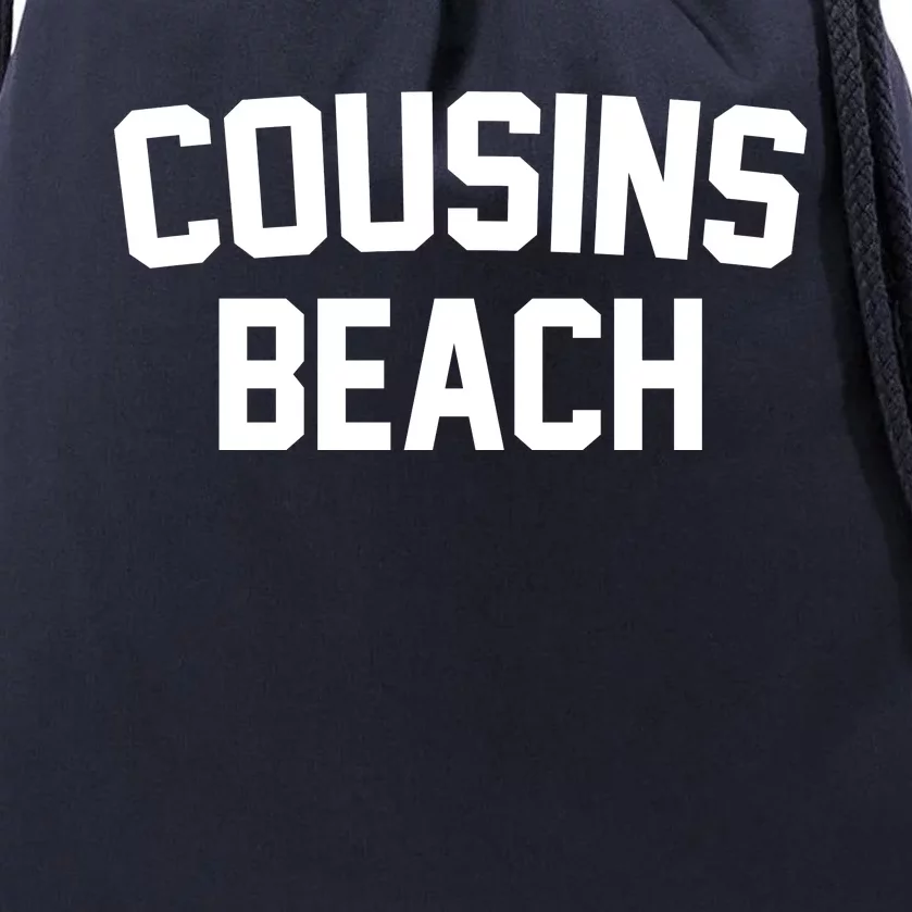 Cousins Beach Summer Drawstring Bag