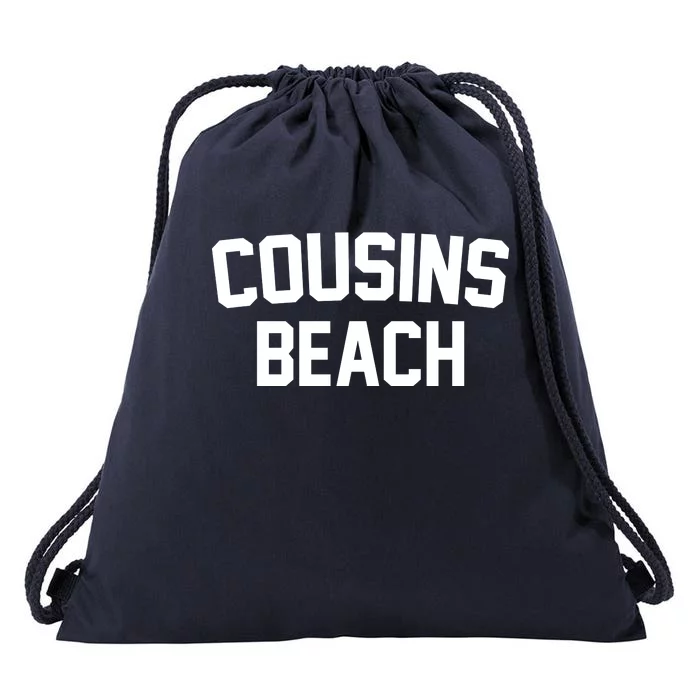 Cousins Beach Summer Drawstring Bag