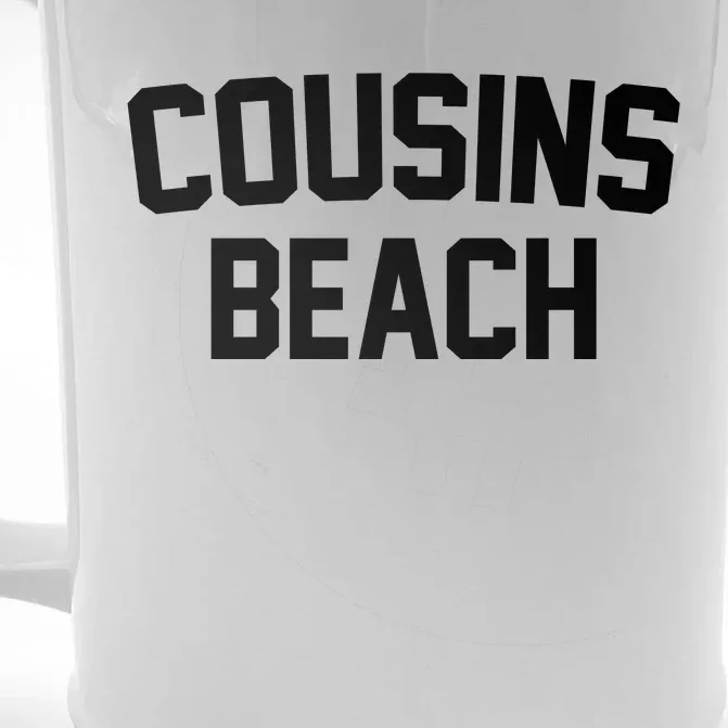 Cousins Beach Summer Front & Back Beer Stein