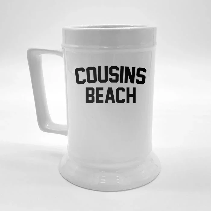 Cousins Beach Summer Front & Back Beer Stein