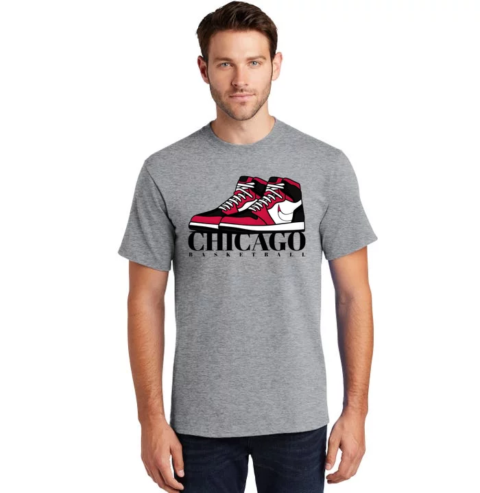 Chicago Basketball Sneakers Tall T-Shirt