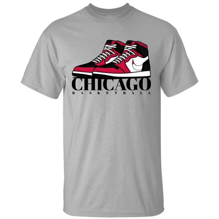 Chicago Basketball Sneakers Tall T-Shirt