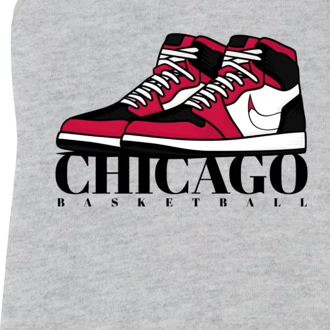 Chicago Basketball Sneakers Women's Racerback Tank