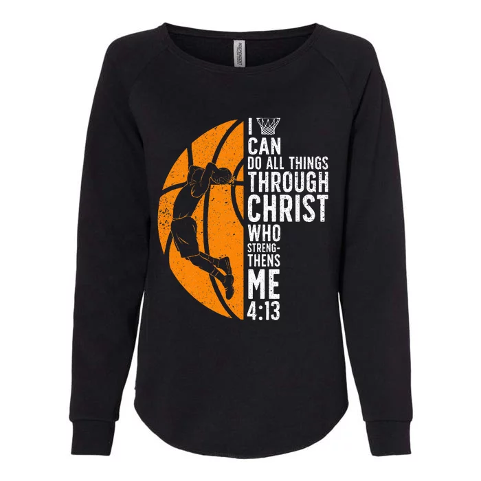 Cool Basketball Sport Game Basketball Player Womens California Wash Sweatshirt