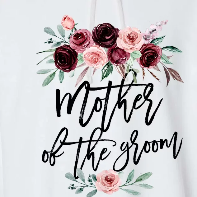 Cute Bridal Shower Wedding Flower Design Mother Of The Groom Garment-Dyed Fleece Hoodie