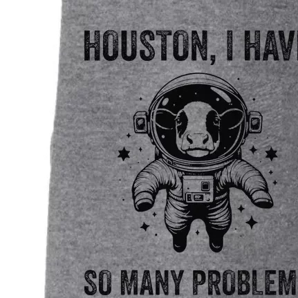 Cow Breeder Space Houston Problem Devon Cattle Doggie 3-End Fleece Hoodie