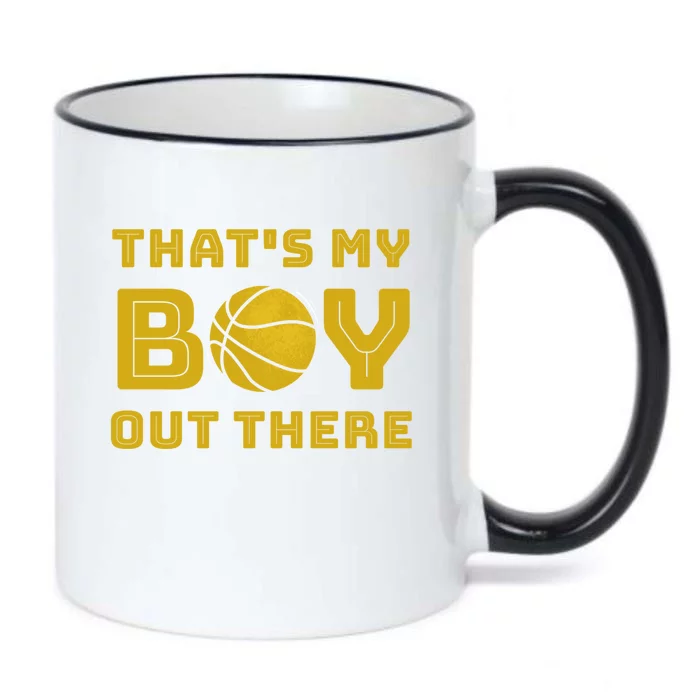 Cute Basketball Season Gift That's My Out There Gift Black Color Changing Mug