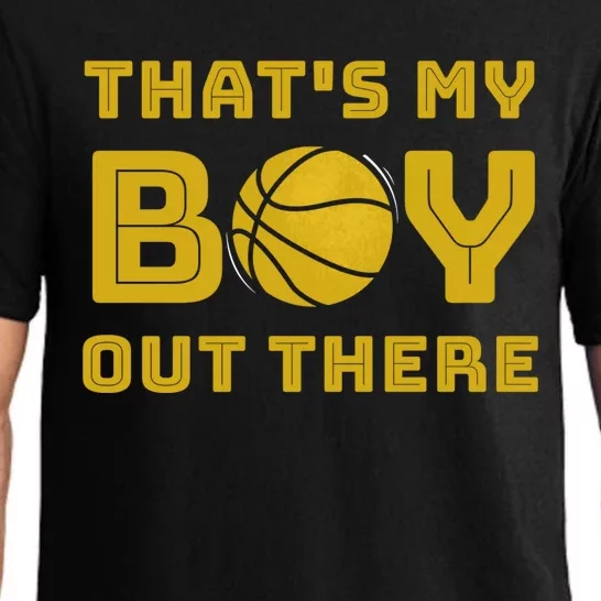 Cute Basketball Season Gift That's My Out There Gift Pajama Set