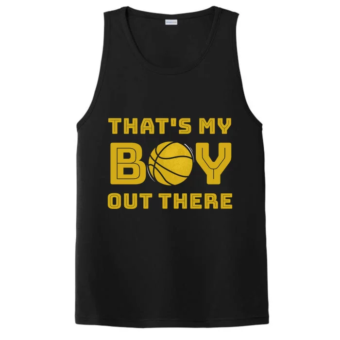 Cute Basketball Season Gift That's My Out There Gift Performance Tank