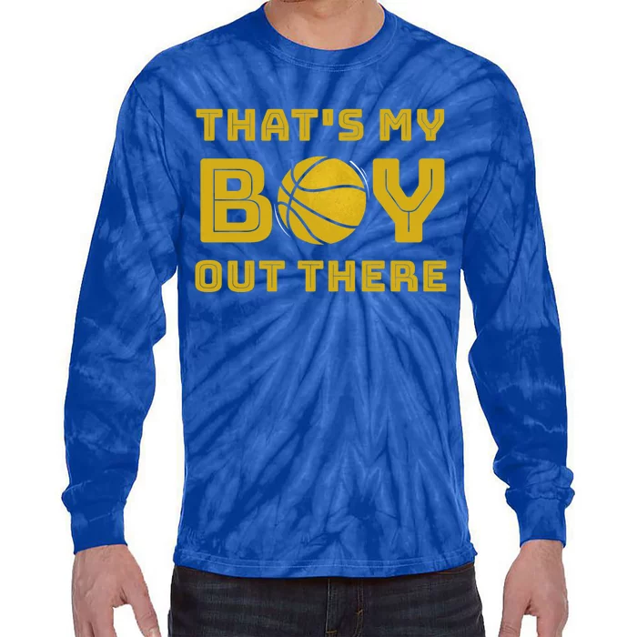 Cute Basketball Season Gift That's My Out There Gift Tie-Dye Long Sleeve Shirt