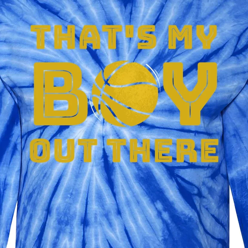 Cute Basketball Season Gift That's My Out There Gift Tie-Dye Long Sleeve Shirt