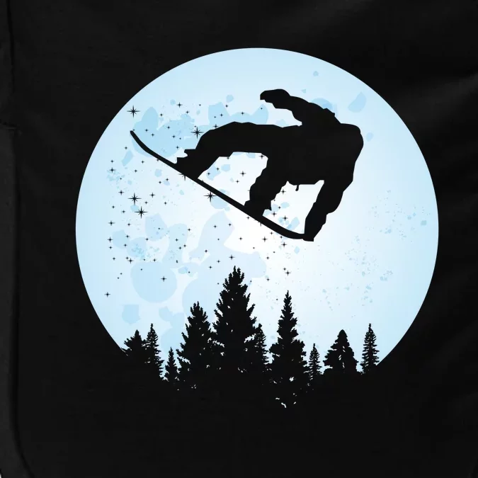 Cute Bigfoot Skiing Gift Impact Tech Backpack