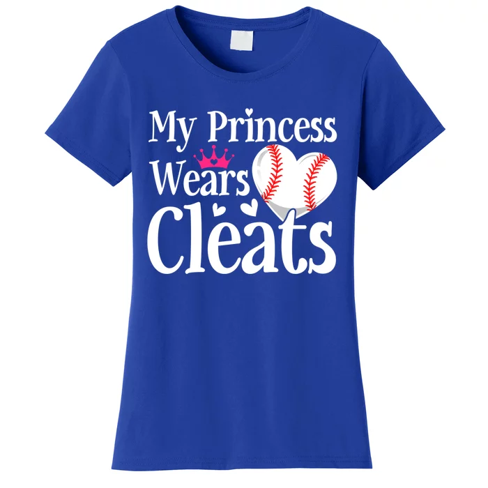 Cute Baseball Sister Softball Mom Dad Mommy Mama Gift Women's T-Shirt