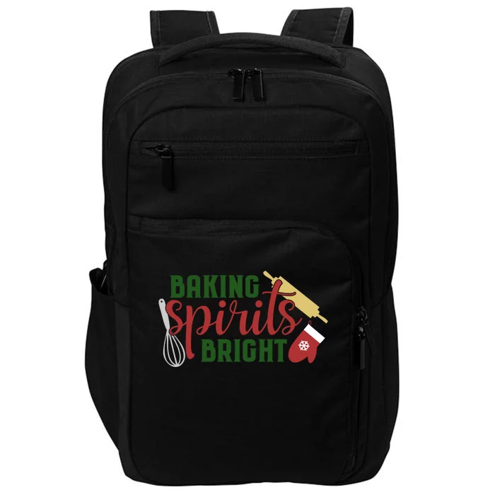 Christmas Baking Spirits Bright Gift Impact Tech Backpack