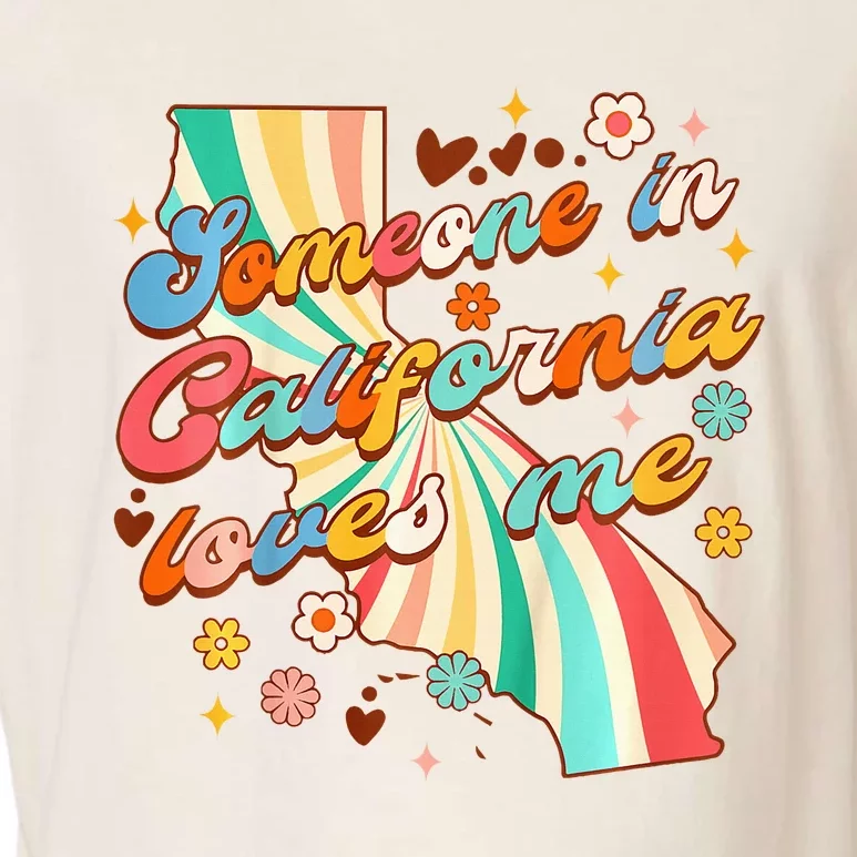 California Baby Shower Someone Loves Me In California Garment-Dyed Women's Muscle Tee