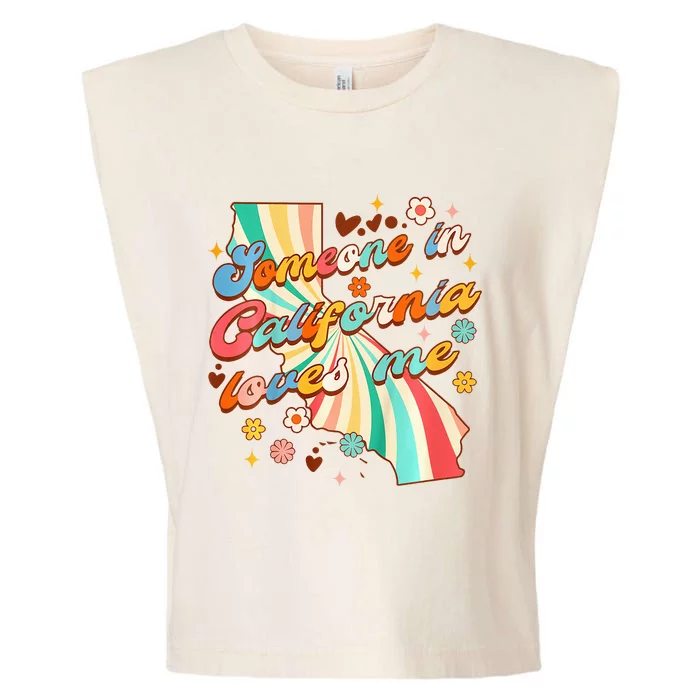 California Baby Shower Someone Loves Me In California Garment-Dyed Women's Muscle Tee