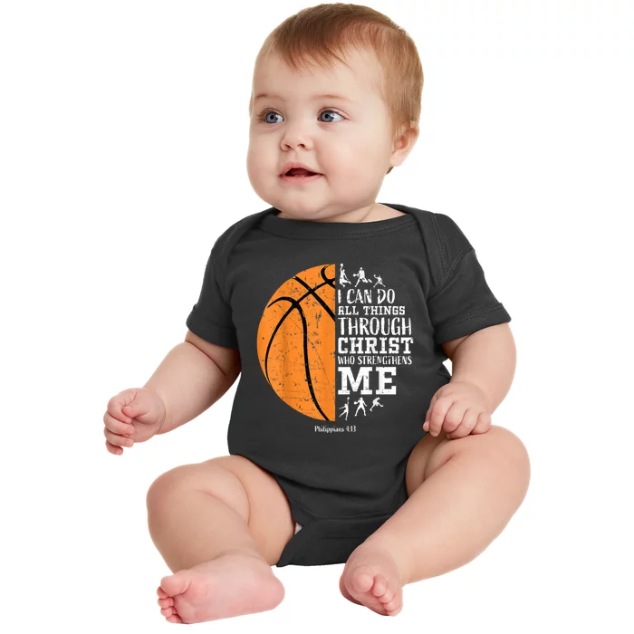 Christian Basketball Shirts M.e.n Boys K.i.d.s Religious Gifts Baby Bodysuit