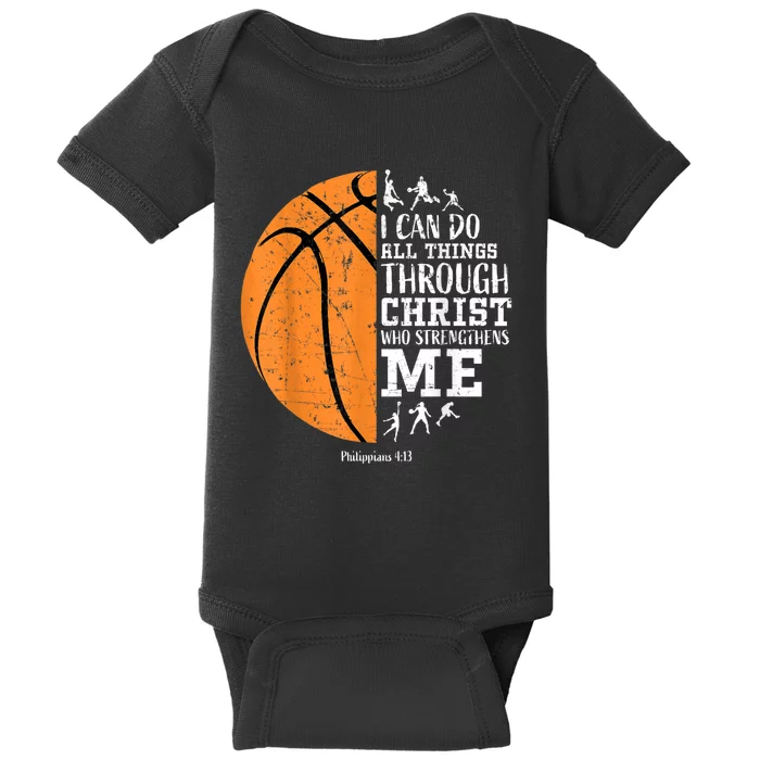 Christian Basketball Shirts M.e.n Boys K.i.d.s Religious Gifts Baby Bodysuit