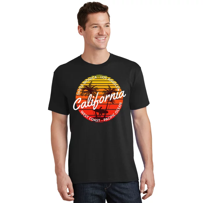 California Beach Surf Vintage Van T-Shirt