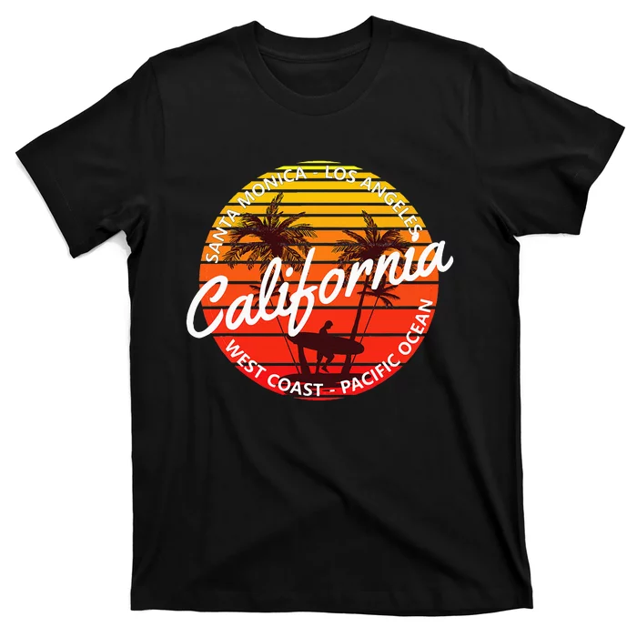 California Beach Surf Vintage Van T-Shirt