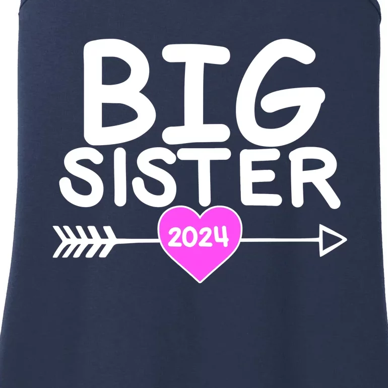 Cute Big Sister 2024 Heart Arrow Ladies Essential Tank