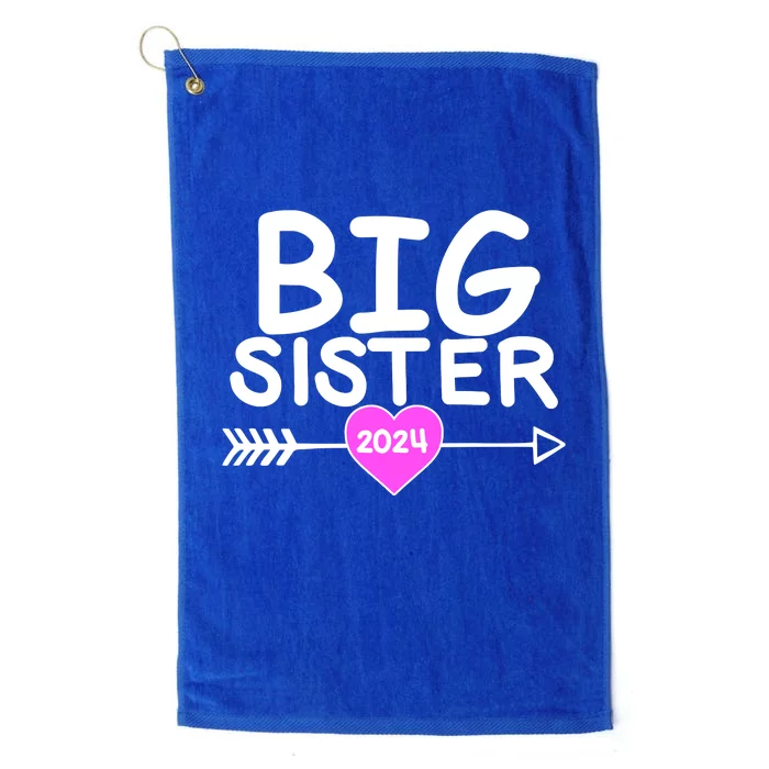 Cute Big Sister 2024 Heart Arrow Platinum Collection Golf Towel