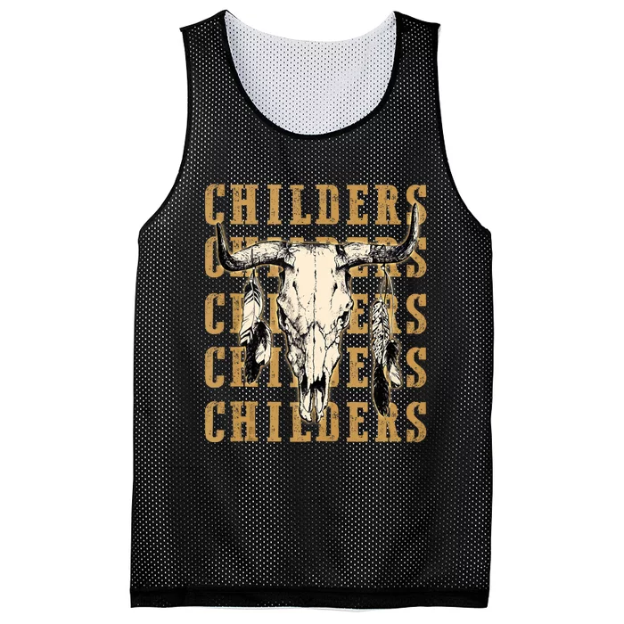 Childers Bull Skull Leopard Cow Skulls Bluegrass Music Mesh Reversible Basketball Jersey Tank