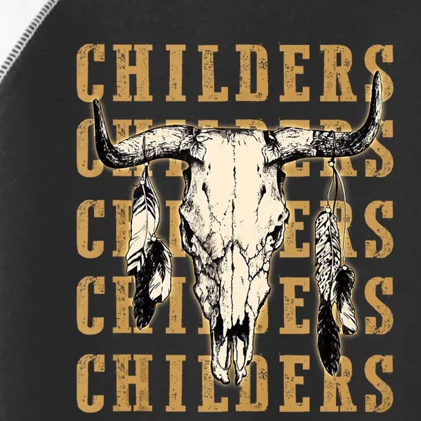 Childers Bull Skull Leopard Cow Skulls Bluegrass Music Toddler Fine Jersey T-Shirt