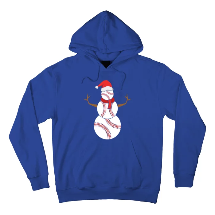 Christmas Baseball Snow Balls Xmas Baseball Funny Gift Hoodie