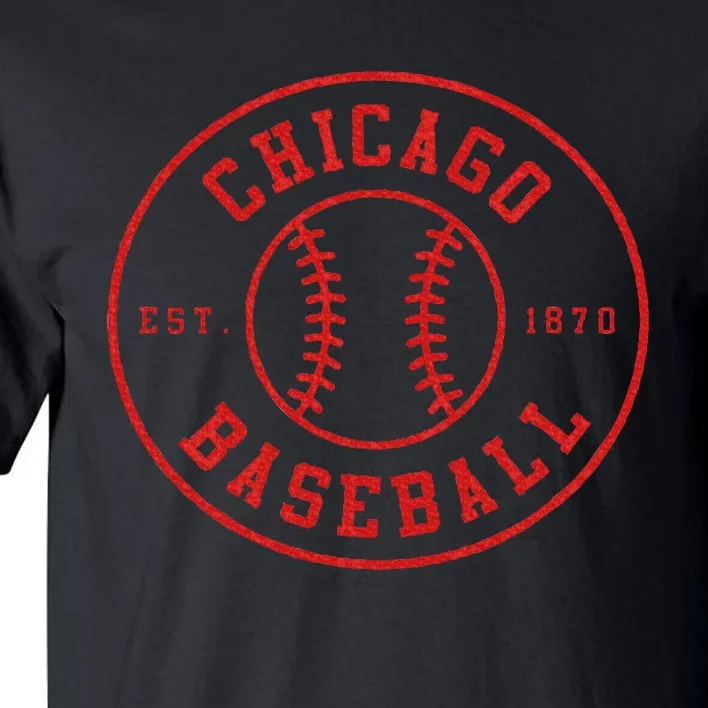 Chicago Baseball Seventh Inning Stretch Fan Gear Tall T-Shirt