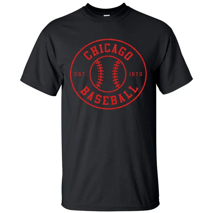 Chicago Baseball Seventh Inning Stretch Fan Gear Tall T-Shirt