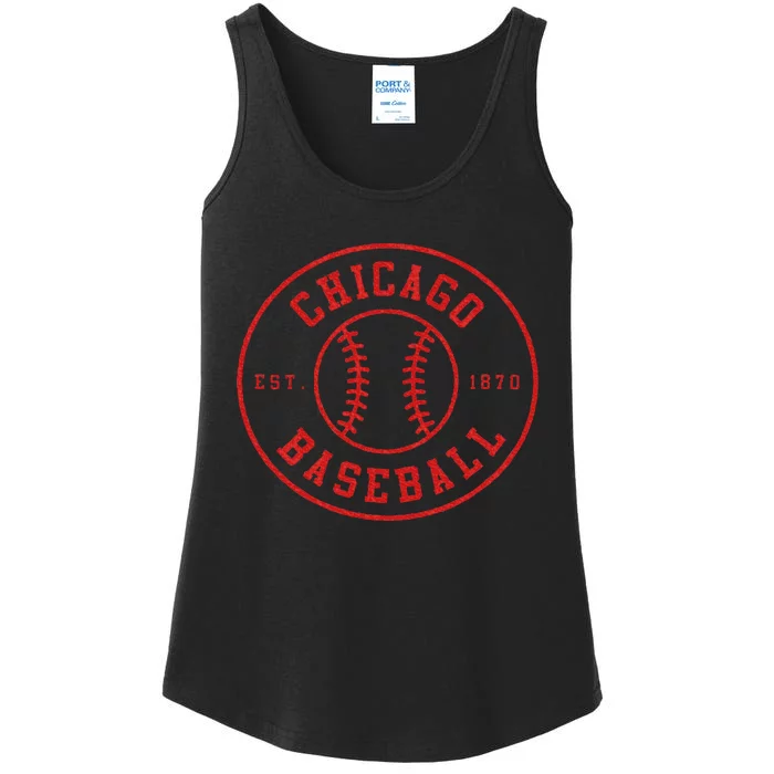 Chicago Baseball Seventh Inning Stretch Fan Gear Ladies Essential Tank