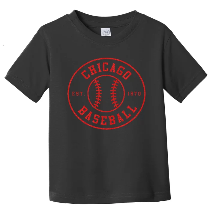 Chicago Baseball Seventh Inning Stretch Fan Gear Toddler T-Shirt