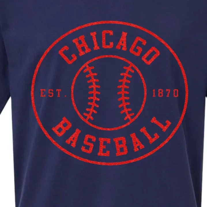 Chicago Baseball Seventh Inning Stretch Fan Gear Sueded Cloud Jersey T-Shirt