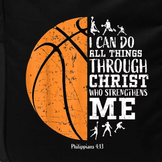 Christian Basketball Shirts Men Religious Impact Tech Backpack