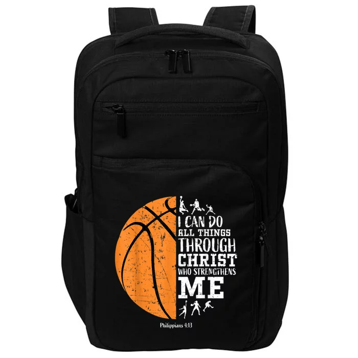 Christian Basketball Shirts Men Religious Impact Tech Backpack