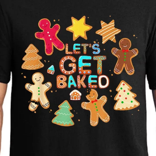 Cookie Baking Team Christmas Gingerbread Xmas Lets Get Baked Pajama Set