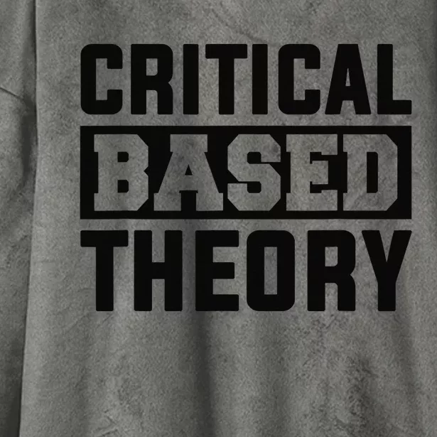 Critical Based Theory Hooded Wearable Blanket