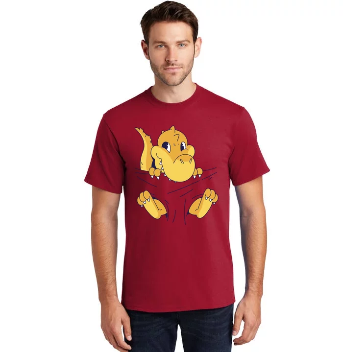 Carrying Baby T Rex Tall T-Shirt