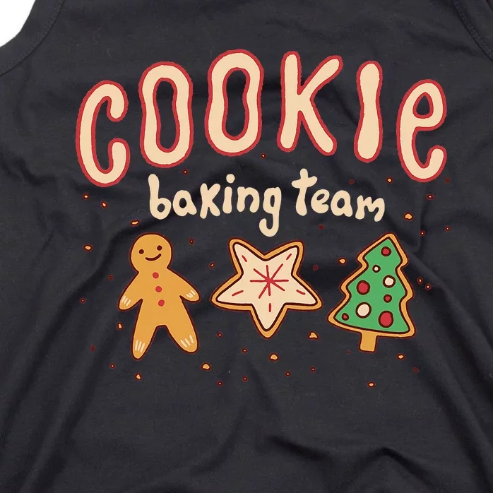 Cookie Baking Team Xmas Pajama Holiday Christmas Tank Top