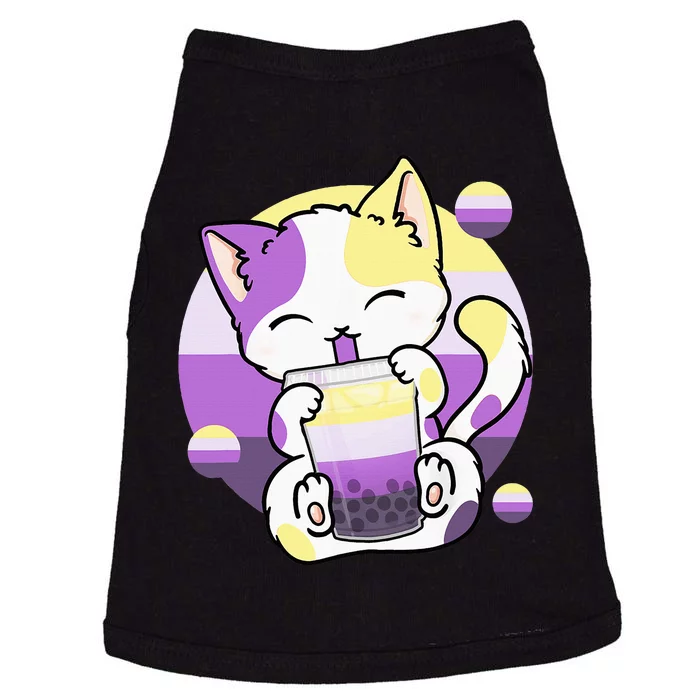 Cat Boba Tea Bubble Tea Anime Kawaii Neko Doggie Tank