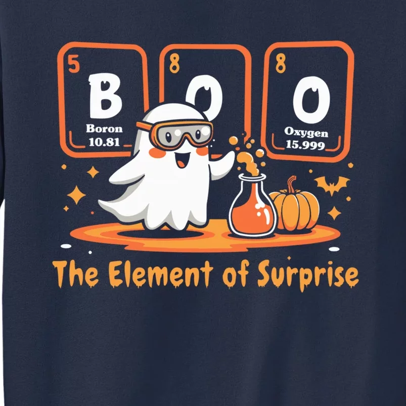 Chemistry Boo The Element Of Surprise Cute Chemist Halloween Sweatshirt